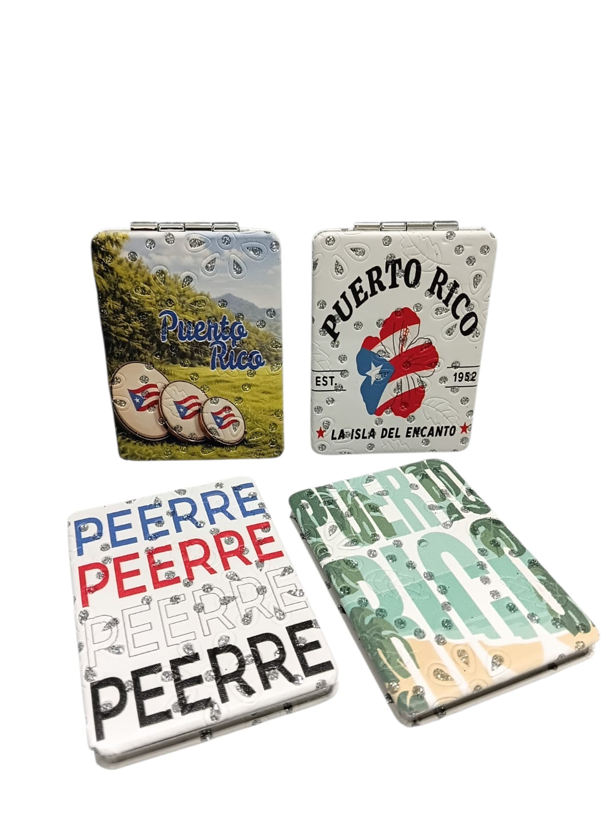 Souvenir - Square Pocket Mirror | Puerto Rico