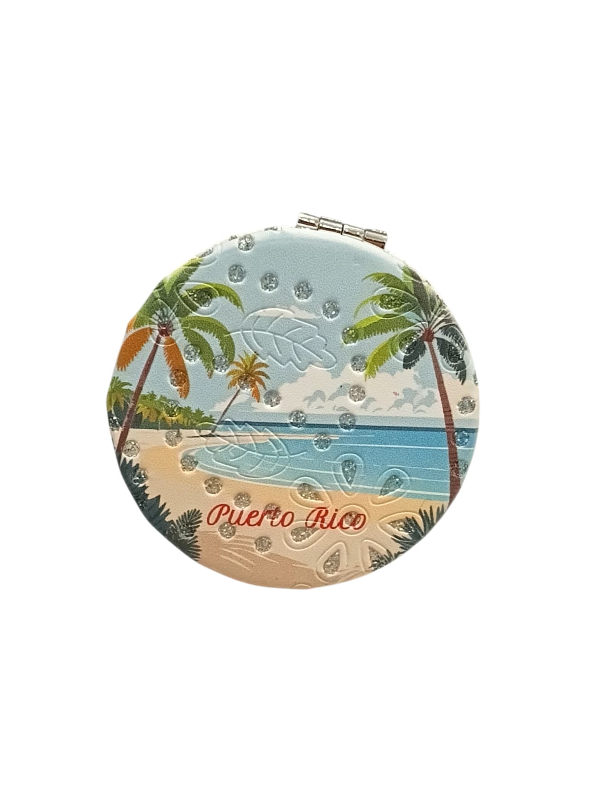 Souvenir - Round Pocket Mirror | Puerto Rico