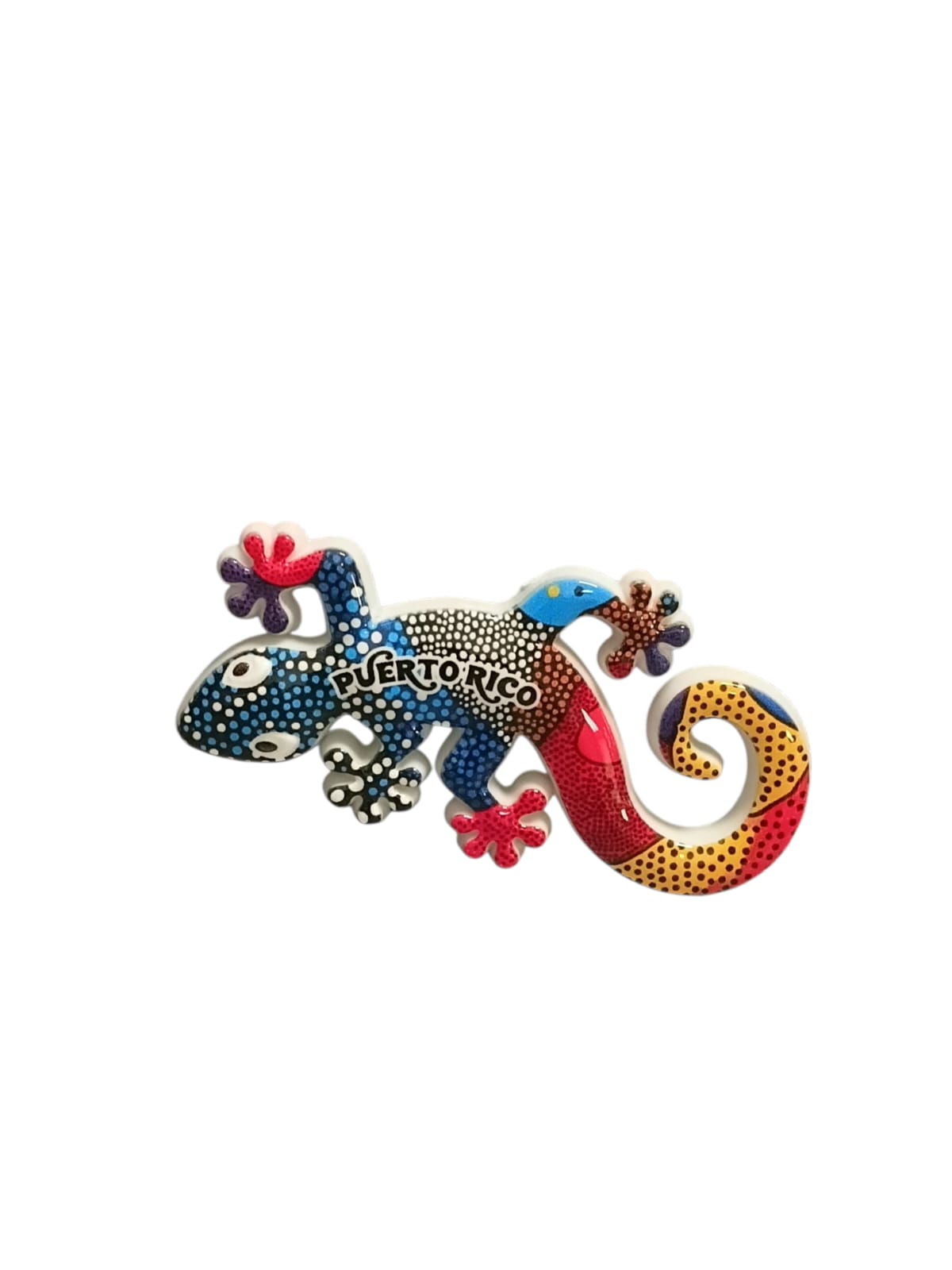 Souvenir - Puerto Rico Gecko Fridge Magnet