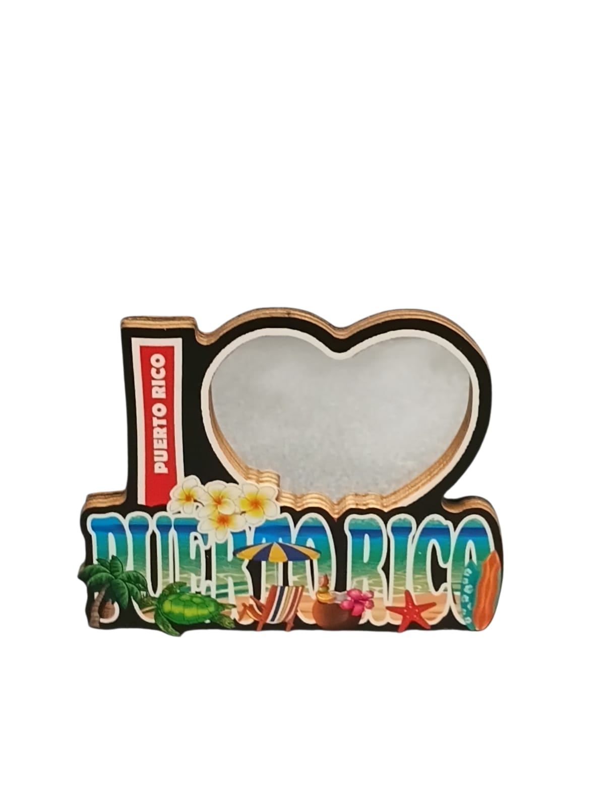 Souvenir - Puerto Rico Fridge Magnet with Mirror | 2 Styles