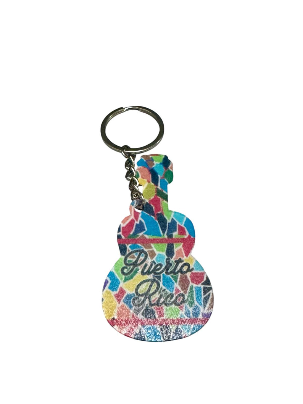 Souvenir - Puerto Rico Guitar Keychain | 4 Styles