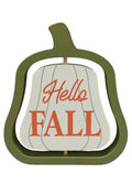 Otoño - Decoración Giratoria “Hello Fall” | Calabaza Otoñal