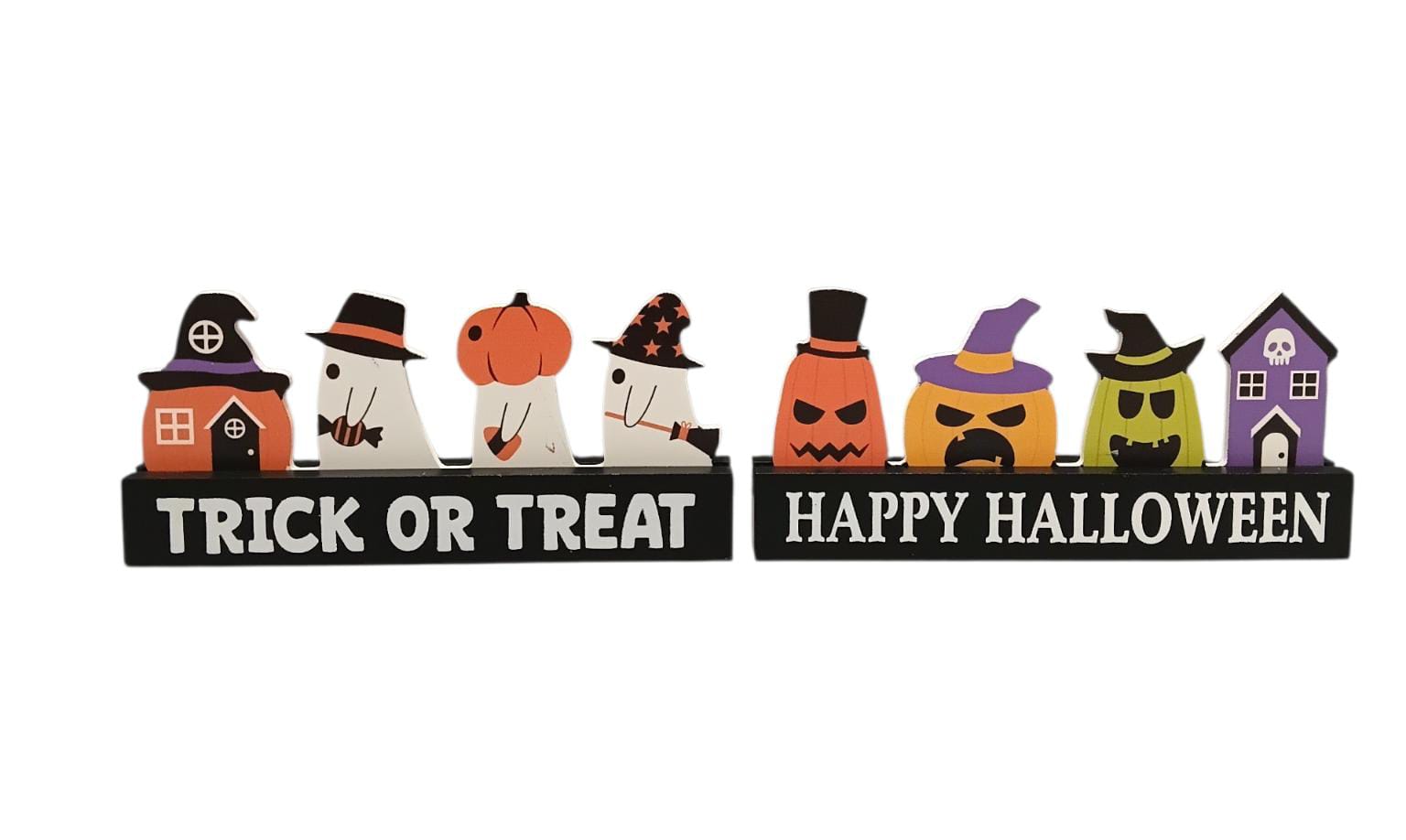 Halloween - Horizontal Wooden Table Decor | 2 Styles