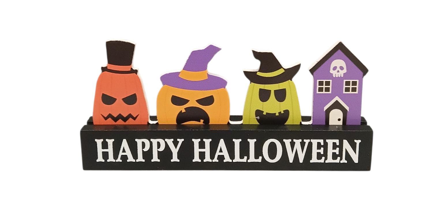 Halloween - Horizontal Wooden Table Decor | 2 Styles