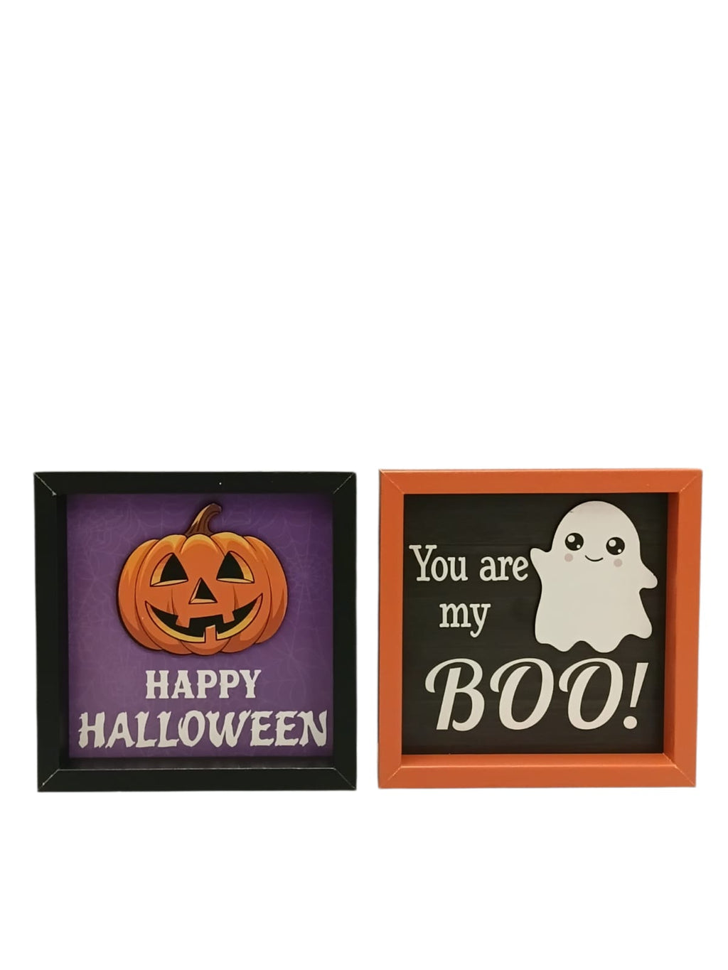 Halloween - Placa de Madera | 2 Estilos 5"x 5"