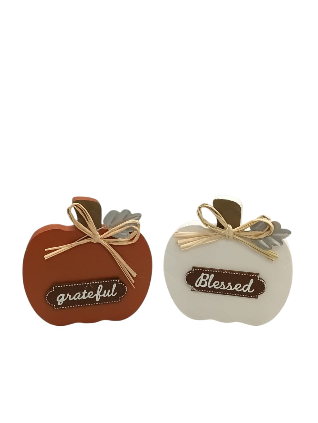 Otoño - Blessed & Grateful Wooden Fall Decor | 3.9"