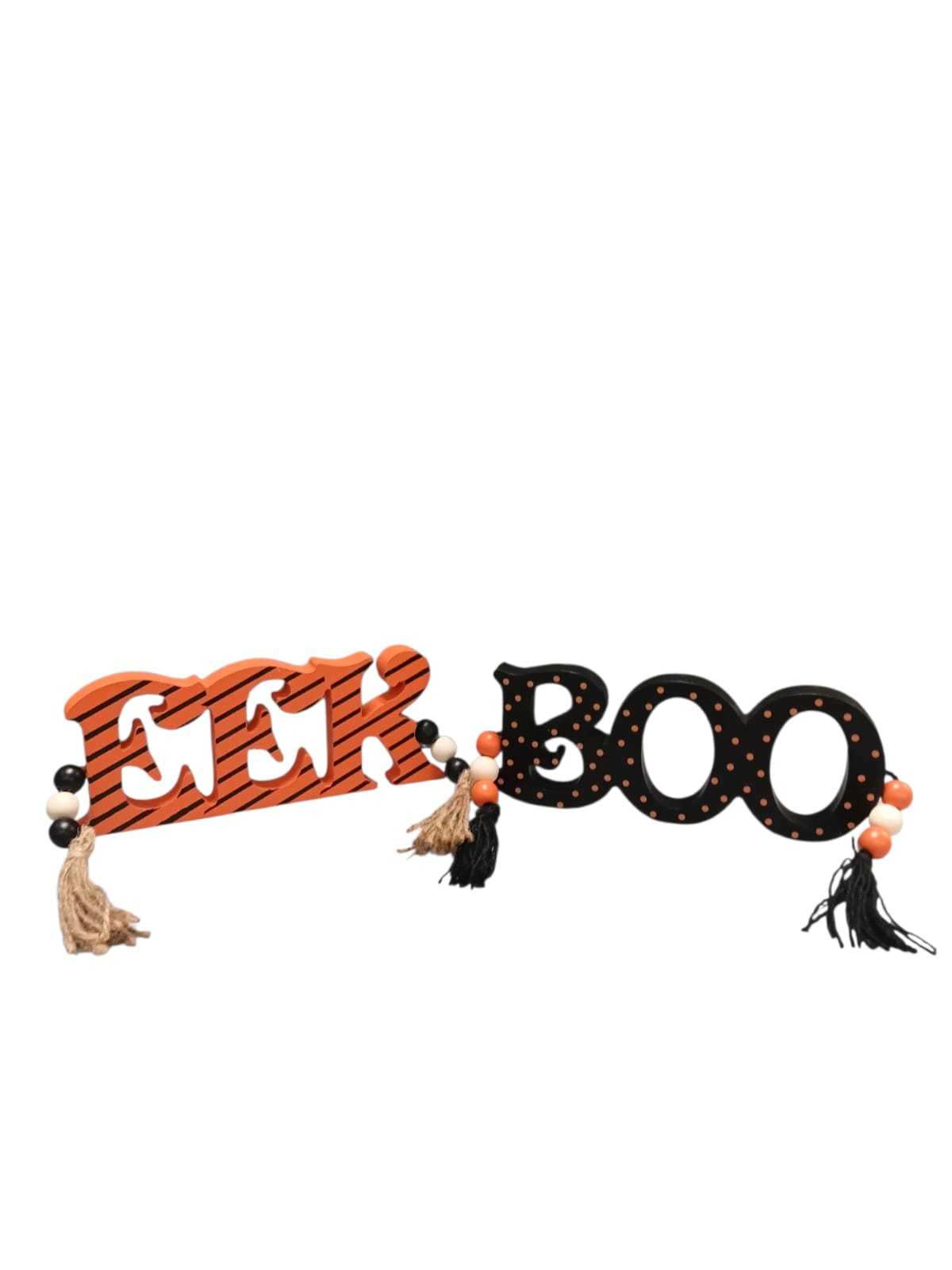 Halloween - "BOO" & "EEK" | Spooky Wooden Decor