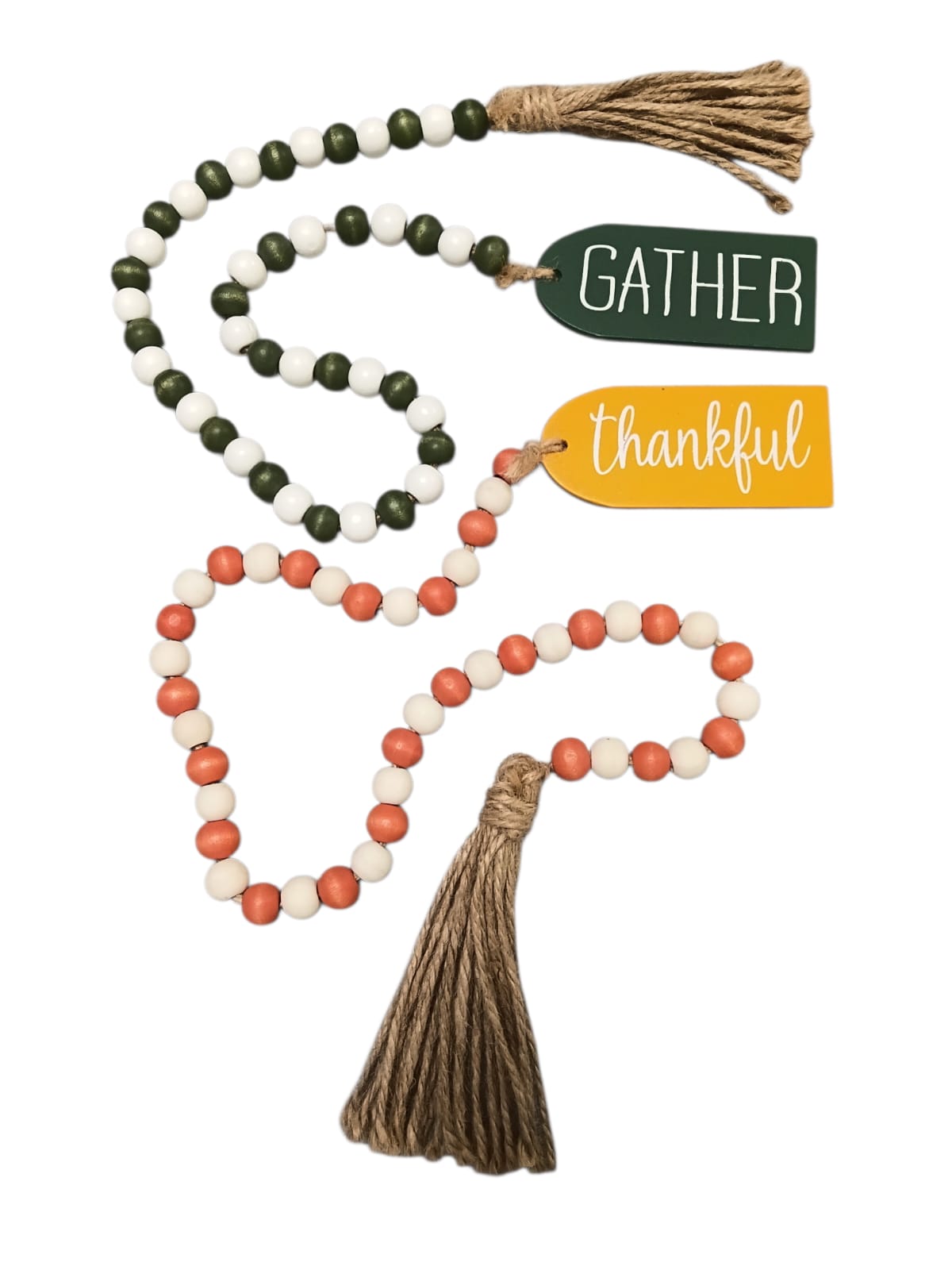 Fall & Thanksgiving Beaded Garland | Gather & Thankful