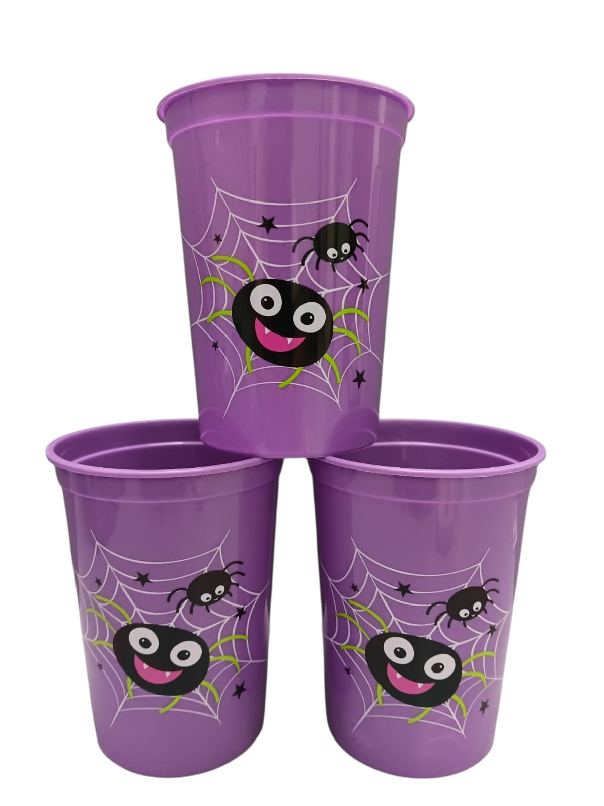 Halloween - Set de 3 Vasos de Plástico | 2 Estilos 11.5 fl oz