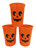 Halloween - Set de 3 Vasos de Plástico | 2 Estilos 11.5 fl oz
