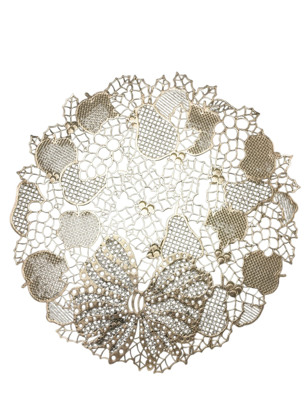 Placemats Decorativos Redondos 15" | 6 Estilos Metálicos