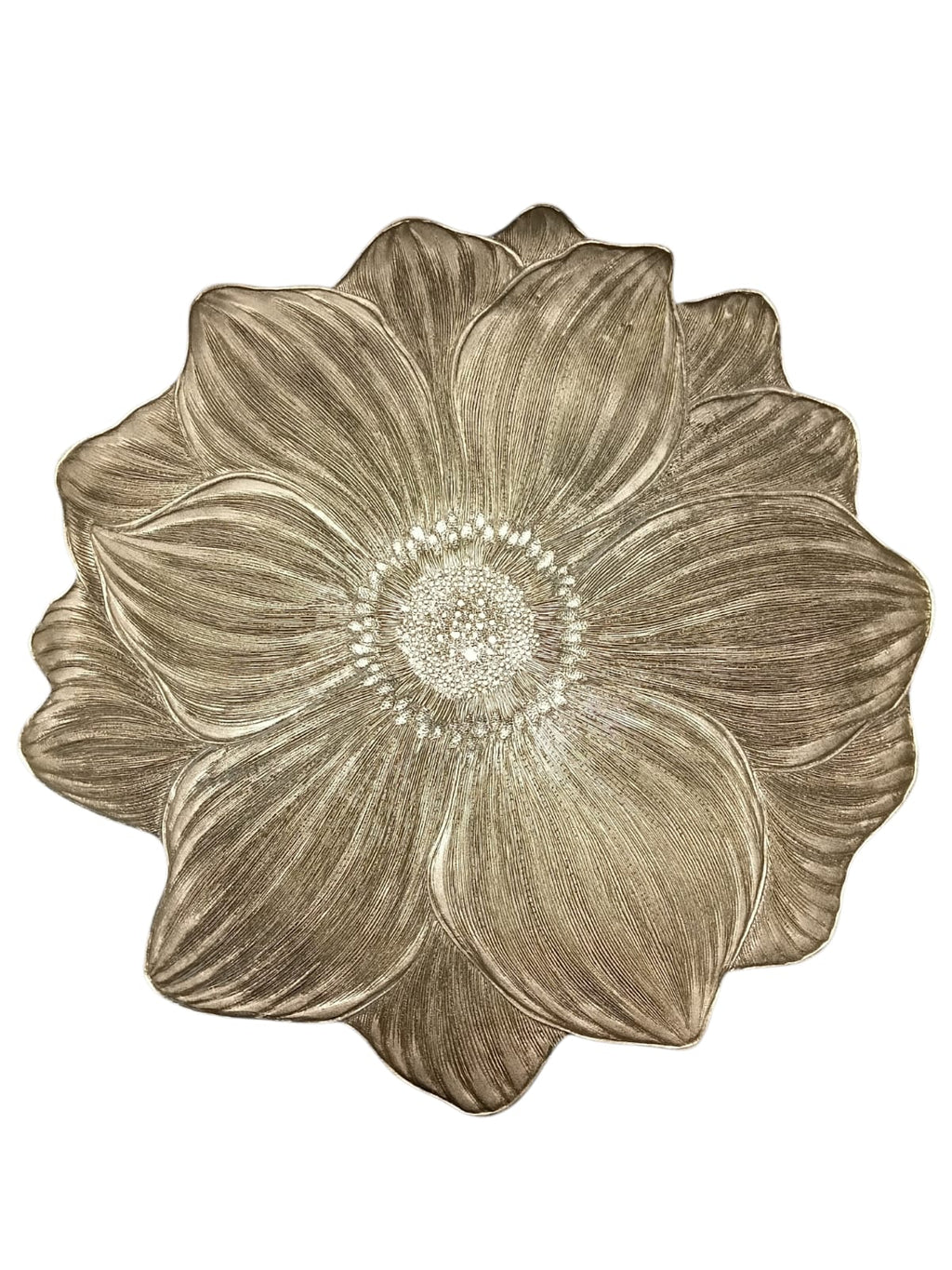 Placemats Decorativos Redondos 15" | 6 Estilos Metálicos