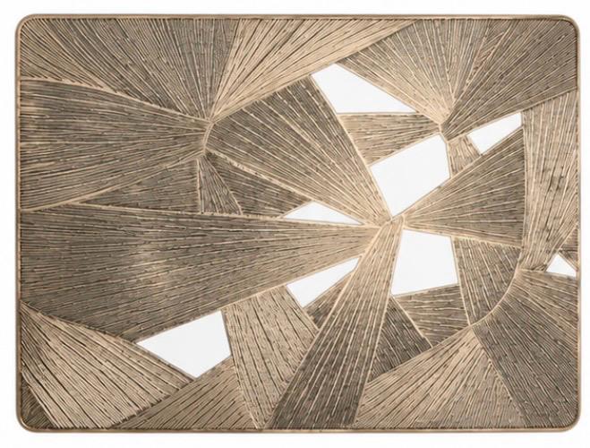 Placemats Decorativos Dorados de 12 x 18" | 4 Diseños Elegantes