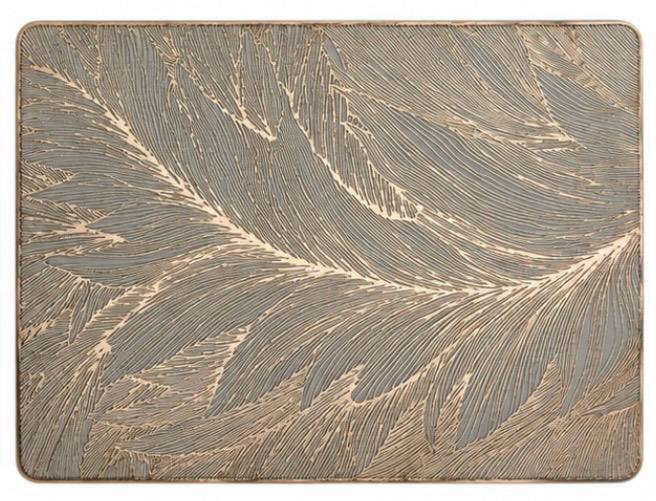 Placemats Decorativos Dorados de 12 x 18" | 4 Diseños Elegantes