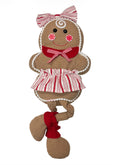 Peluches Navideños Colgantes | Muñecos de Jengibre | 22"