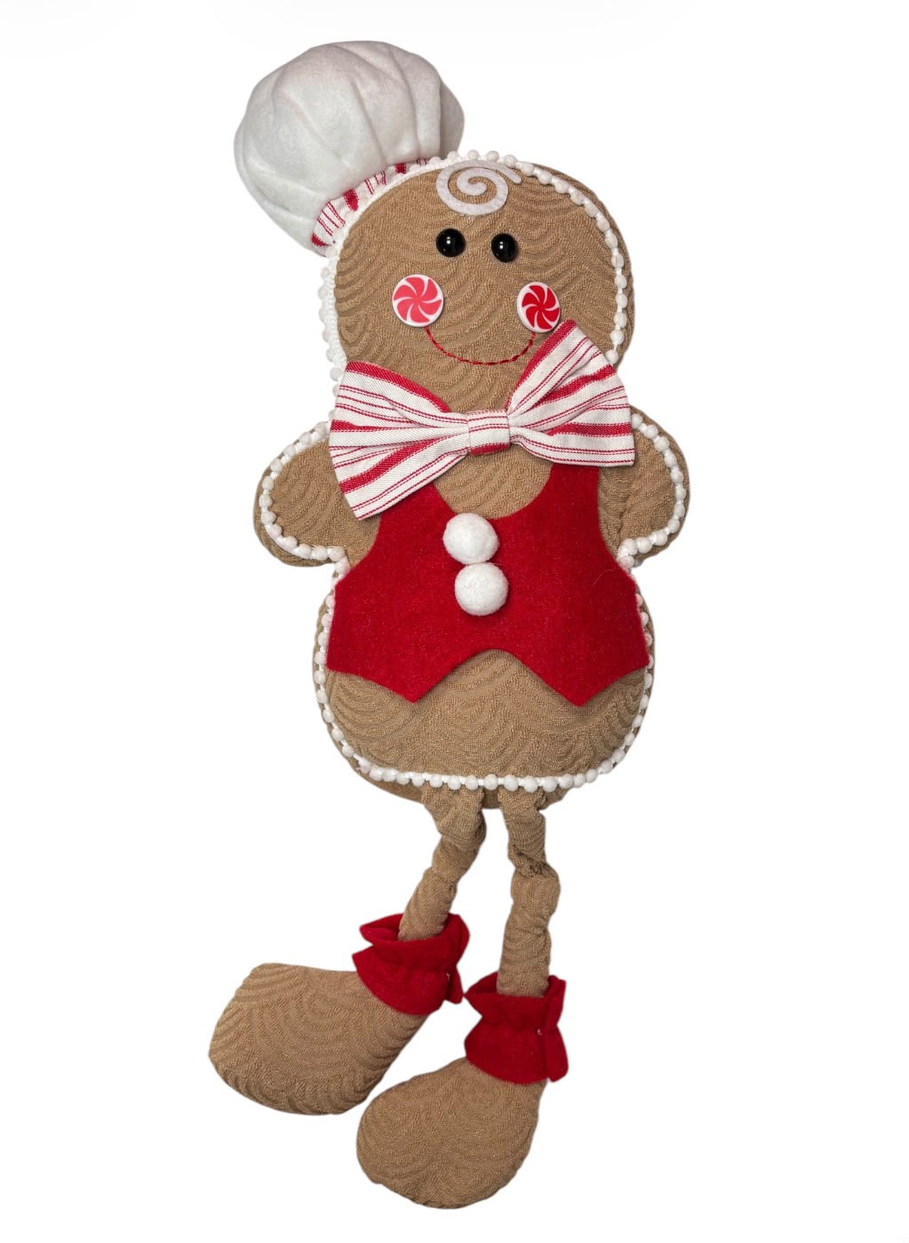 Peluches Navideños Colgantes | Muñecos de Jengibre | 22"