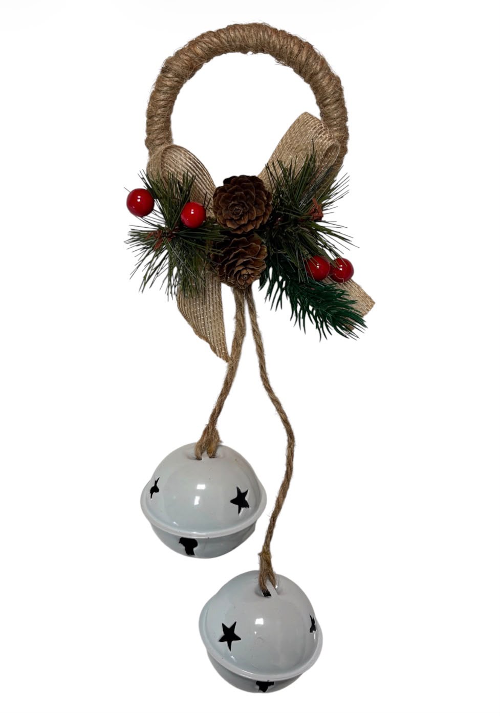 Adorno Navideño Colgante | Cascabeles & Piñas | 11.8"