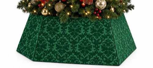 3D Velour Tree Collar 20" | Cubierta de Terciopelo para Árbol de Navidad