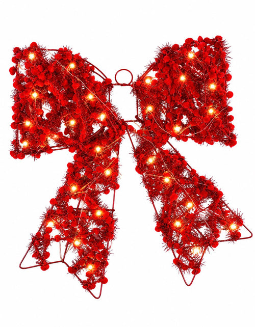 Christmas Bow with Warm Lights | 11.8" | 3 Colors