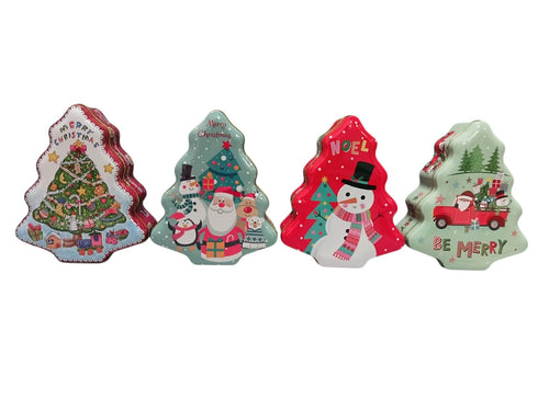 Christmas Treat Box – Tree Shape | 4 Diseños en Aluminio