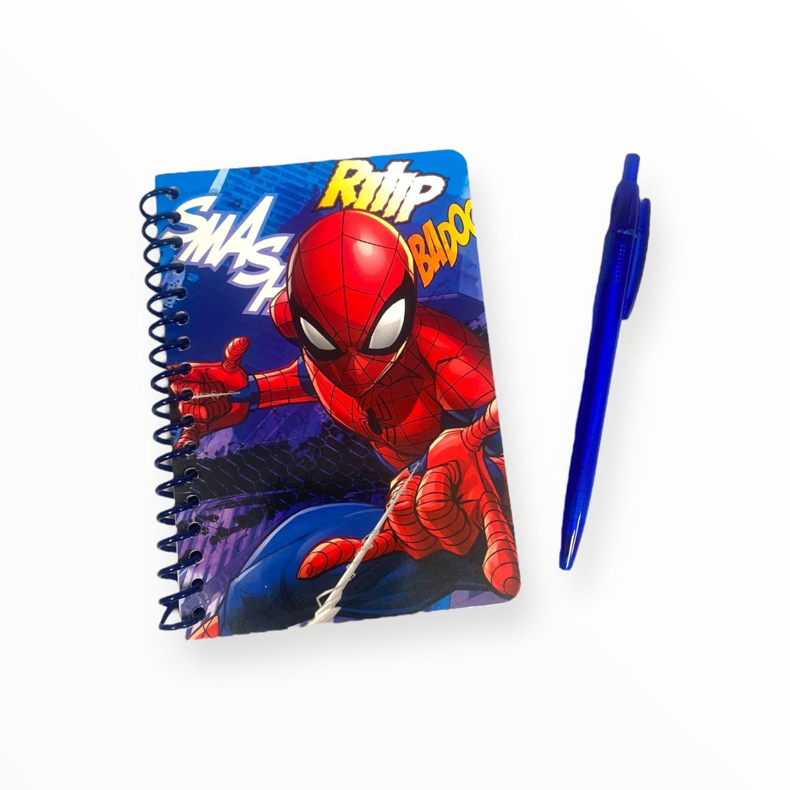 Libretas / Set de Papelería con Bolígrafo - Dibujos Animados