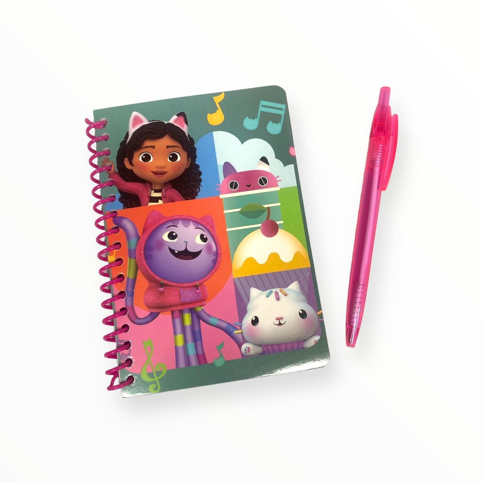 Libretas / Set de Papelería con Bolígrafo - Dibujos Animados