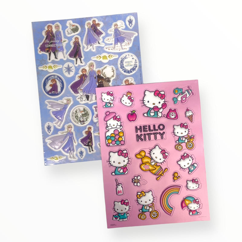 Hoja de Pegatinas 3D para Niñas (20 Stickers)
