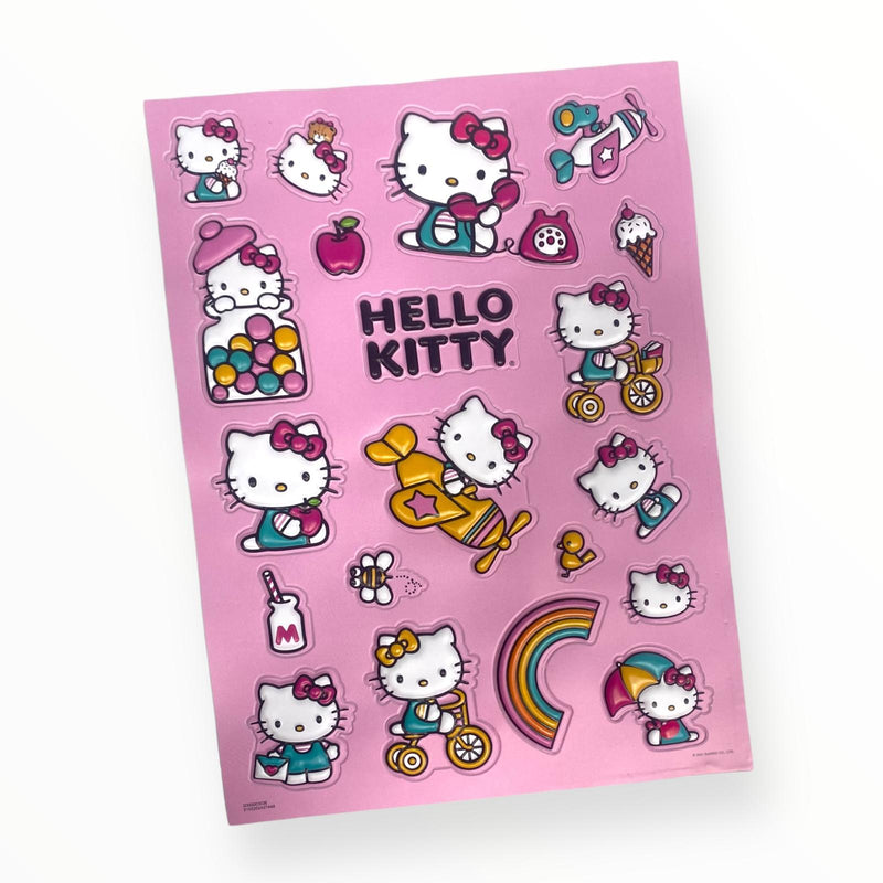Hoja de Pegatinas 3D para Niñas (20 Stickers)