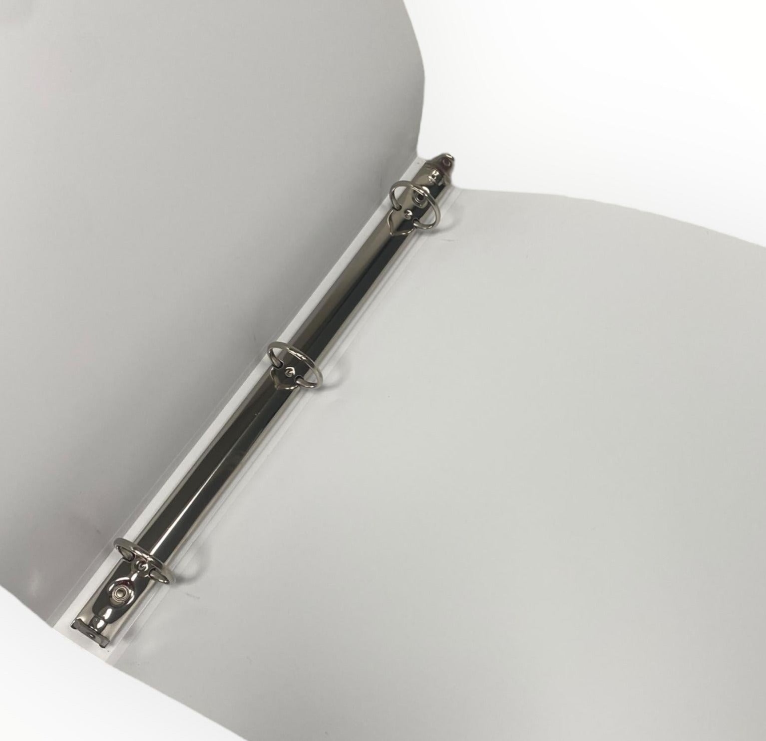 Folder Carpeta Blanda con Argollas/Aros - Blanco 1''