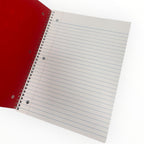 Libretas Grandes de Argolla - Carpeta Blanda (70 páginas / Wide Ruled)
