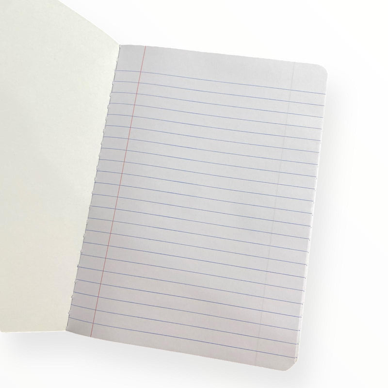 Paquete de 5 Libretas Pequeñas Regulares / Composición - Carpeta Blanda