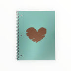 Libretas Grandes de Argolla - Carpeta Blanda Verde Menta (80 páginas / Wide Ruled)