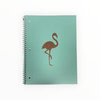 Libretas Grandes de Argolla - Carpeta Blanda Verde Menta (80 páginas / Wide Ruled)