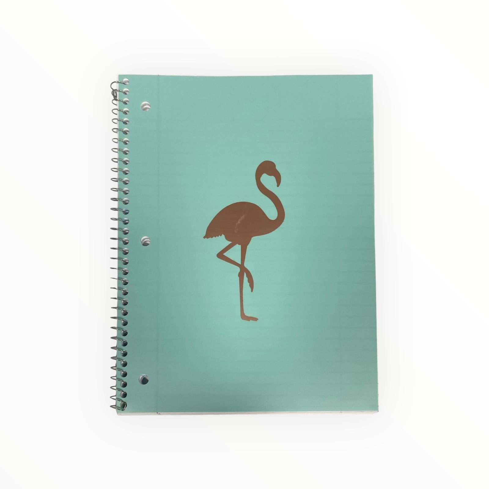 Large Ring Binder Notebooks - Mint Green Softcover (80 pages / Wide Ruled)