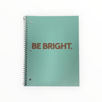 Libretas Grandes de Argolla - Carpeta Blanda Verde Menta (80 páginas / Wide Ruled)