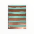 Libretas Grandes de Argolla - Carpeta Blanda Verde Menta (80 páginas / Wide Ruled)