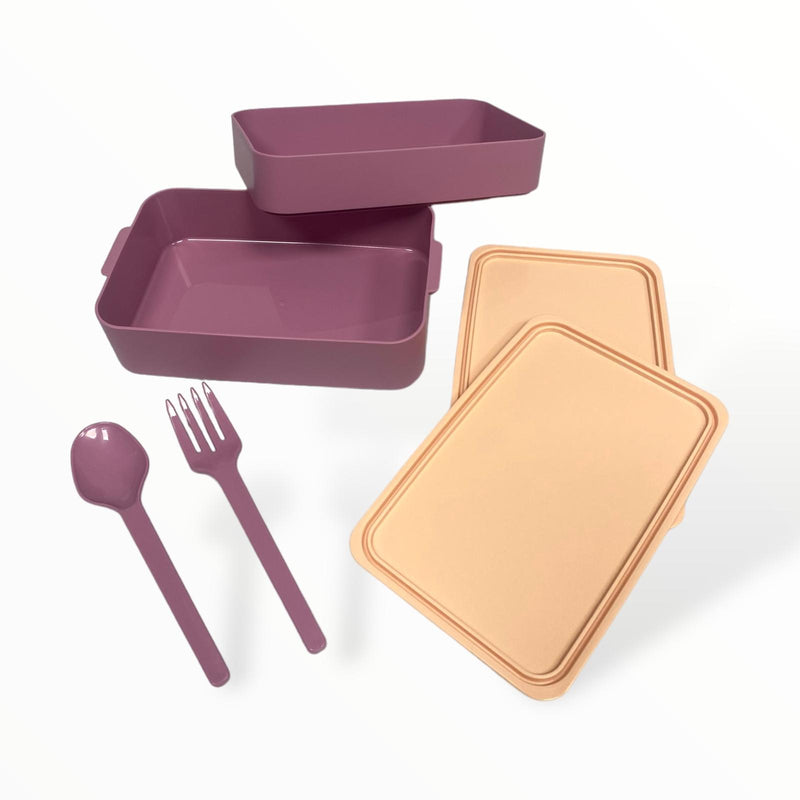 Fiambrera / Lunch Box To Go (2 Divisiones, 500ml aprox.)