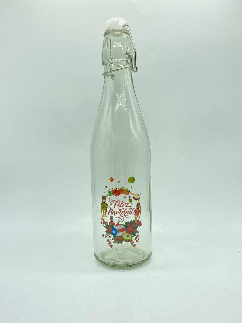 16oz Coquito Bottles (Assorted - Christmas Styles)