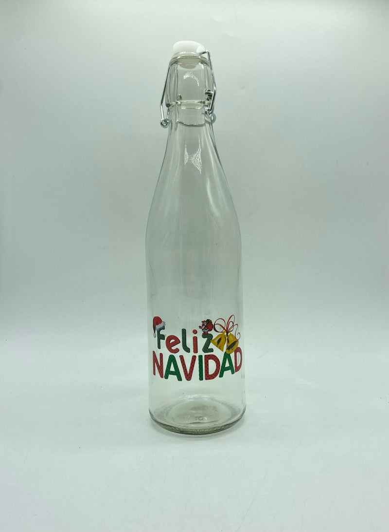 16oz Coquito Bottles (Assorted - Christmas Styles)
