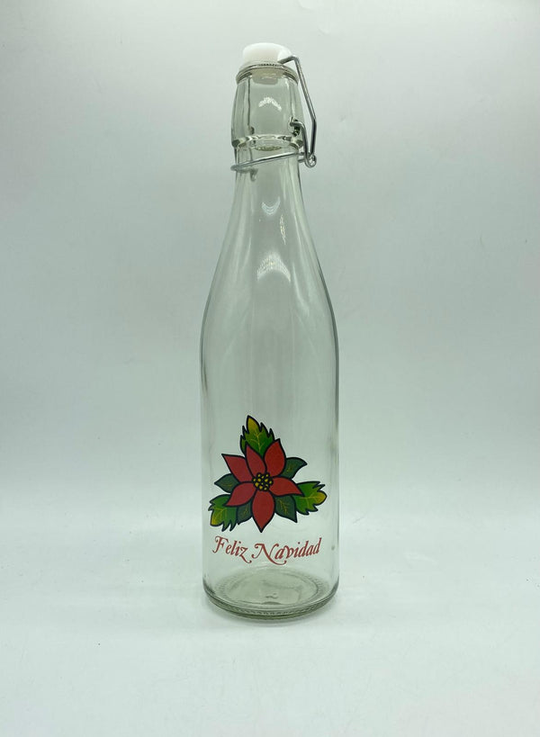 16oz Coquito Bottles (Assorted - Christmas Styles)