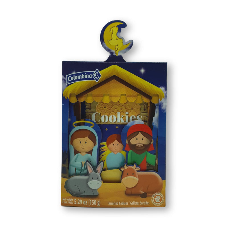 Colombina - Galletas Surtidas de Mantequilla en Caja de Pesebre 5.29oz