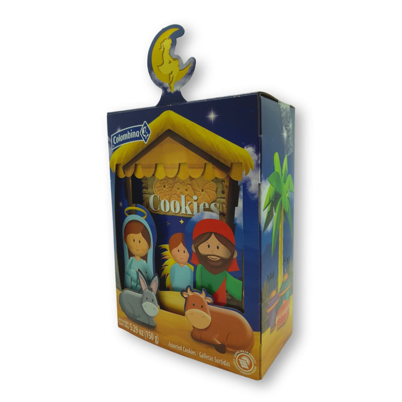 Colombina - Galletas Surtidas de Mantequilla en Caja de Pesebre 5.29oz