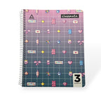 Classmate - Libreta Grande de Espiral con Carpeta Blanda