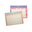 Gummed Top Daily Planner Pad 10x7.5 inch