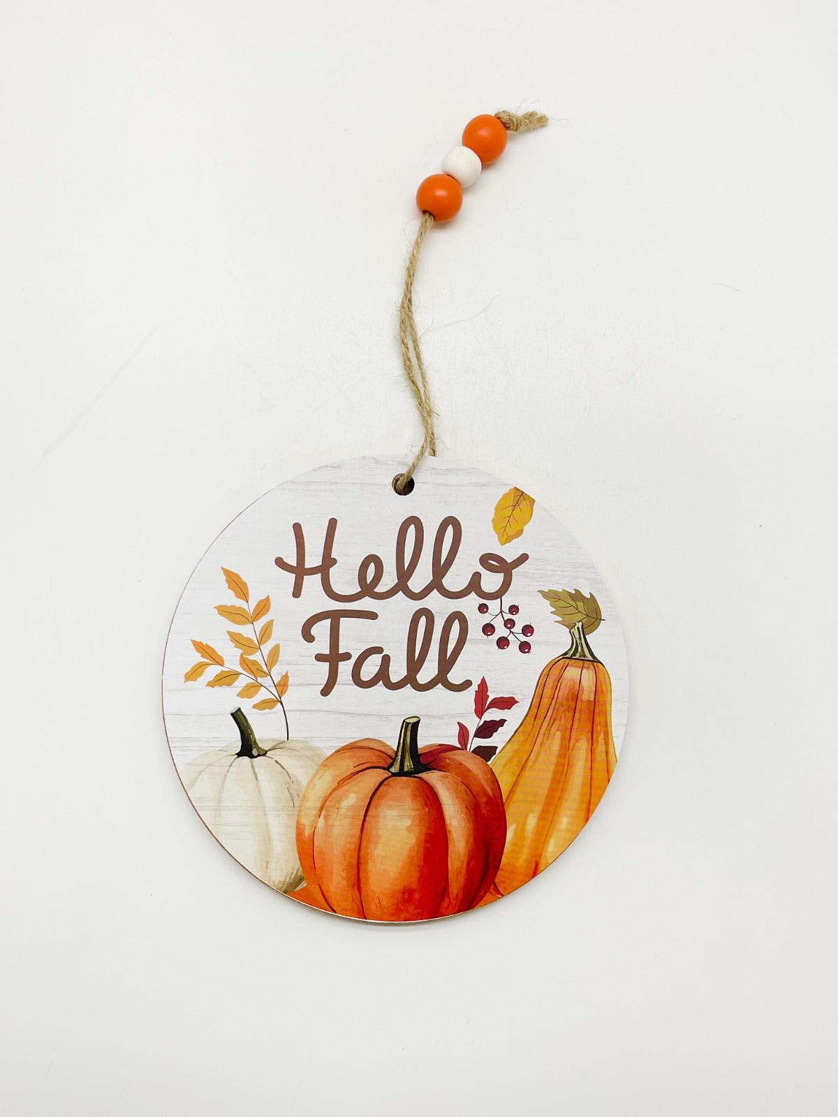 Otoño - Placa Decorativa Redonda