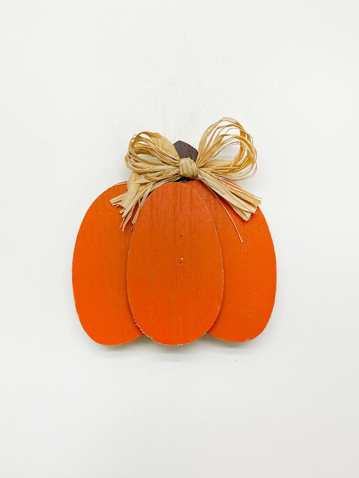 Otoño - Calabaza en Madera