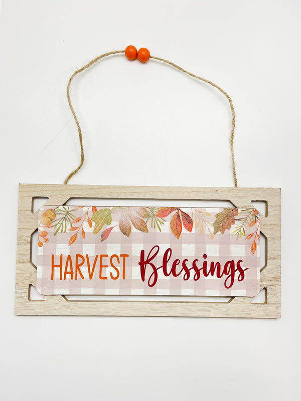 Otoño - Placa Decorativa para Pared (2 estilos a escoger)