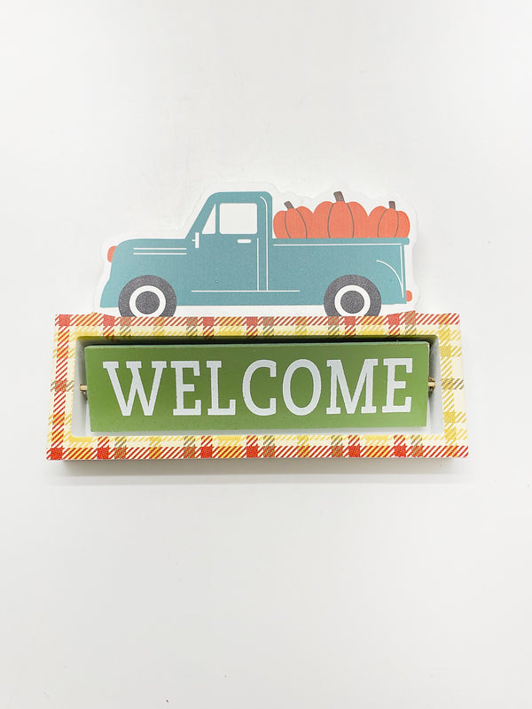 Otoño - Decoración de Mesa con Mensajes Rotativos (2 estilos a escoger)