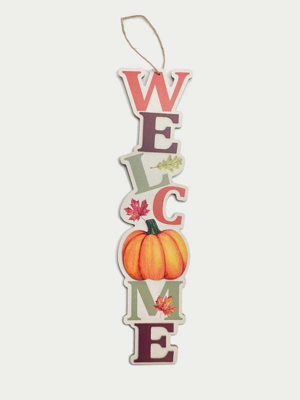 Otoño - Placa de Pared Alargada con Frases (2 estilos a escoger) *NO ENVIOS POR CORREO*