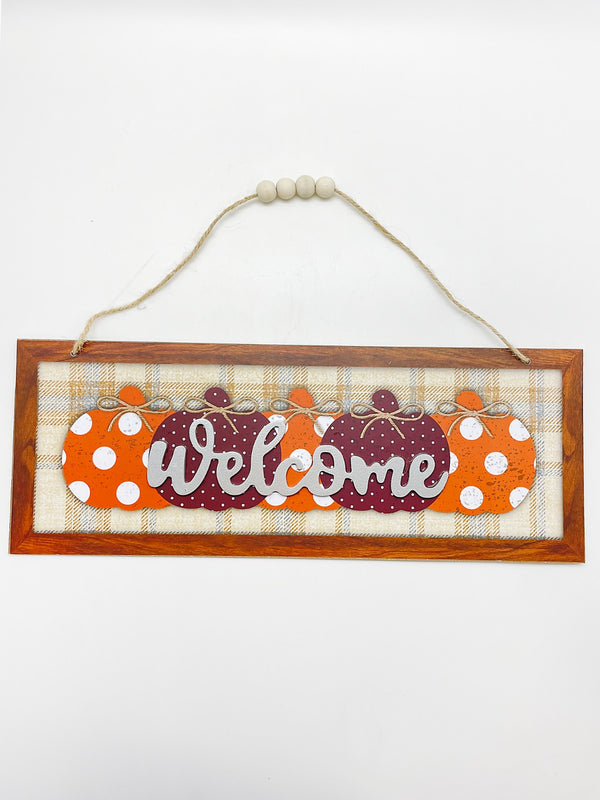 Otoño - Placa Decorativa para Pared con Mensaje Plateado (2 estilos a escoger)